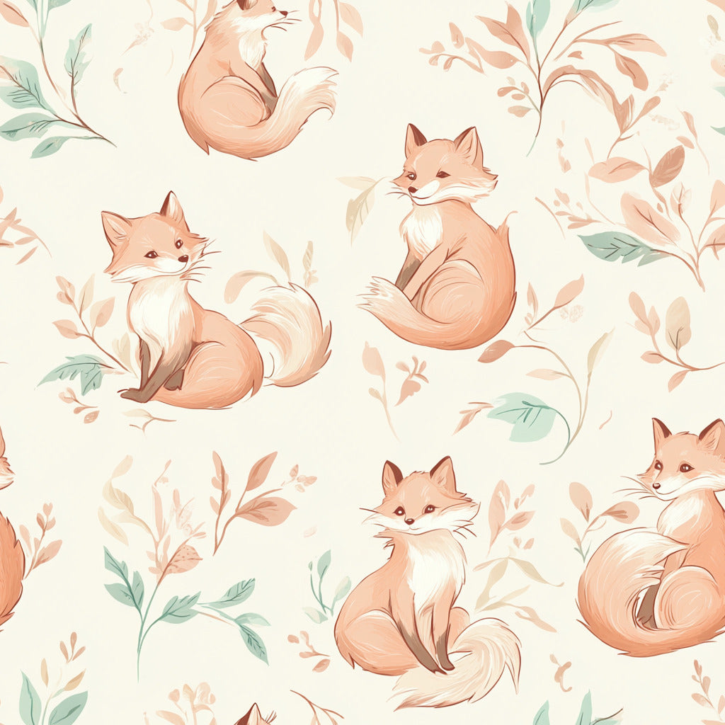 Tissus Renard (plusieurs choix) - 100% Coton Oekotex
