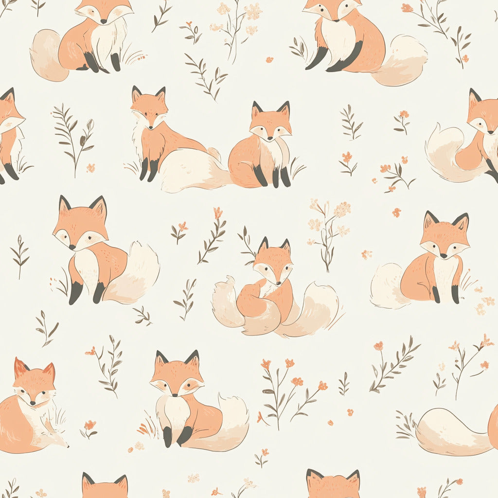 Tissus Renard (plusieurs choix) - 100% Coton Oekotex
