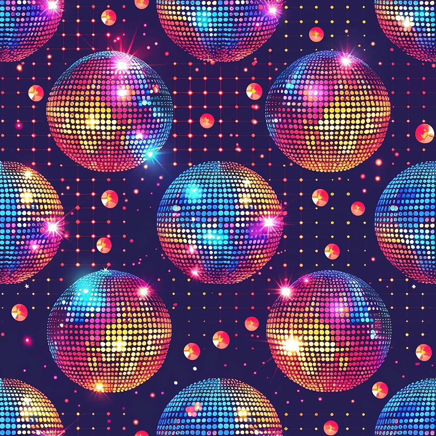 Tissu "Disco Fever" (Vendu au mètre)
