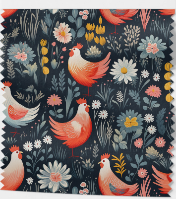 Tissu Poule (3 variantes au choix)