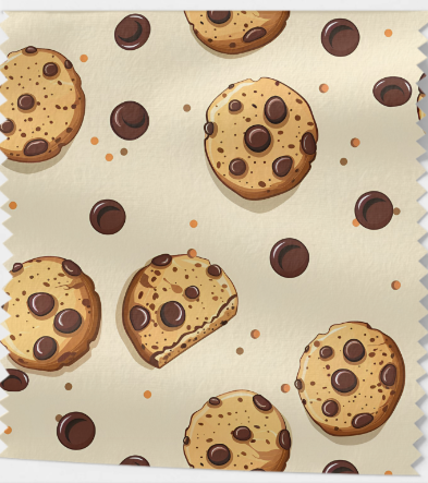 Tissu Cookies Oeko-Tex 100% Coton