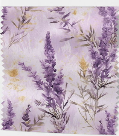 Tissu Lavande Oeko-Tex 100% Coton