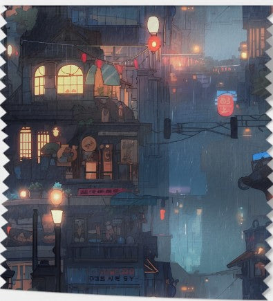 Tissu Coton Thème Japonais – 6 motifs - Coton 100% Oekotex