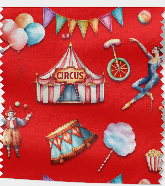Tissu "Féerie du Cirque"