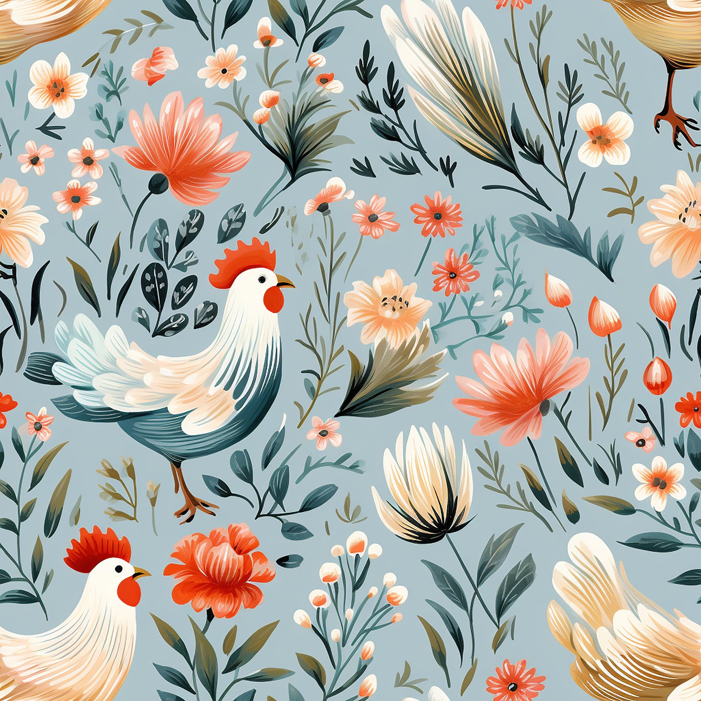 Tissu Poule (3 variantes au choix)