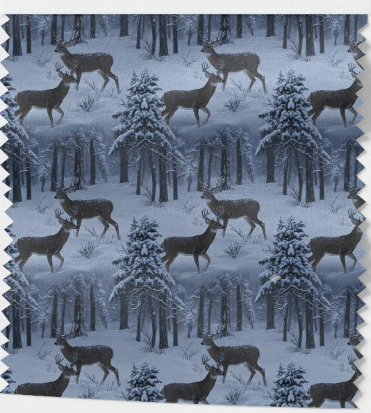 Tissu Majesté des Cerfs - 100% Coton OEKOTEX
