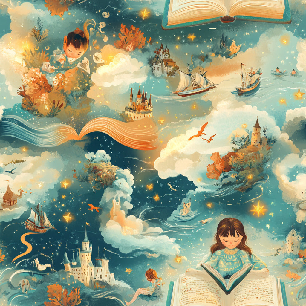 Tissu « Rêve de Contes » – 100% Coton OEKOTEX