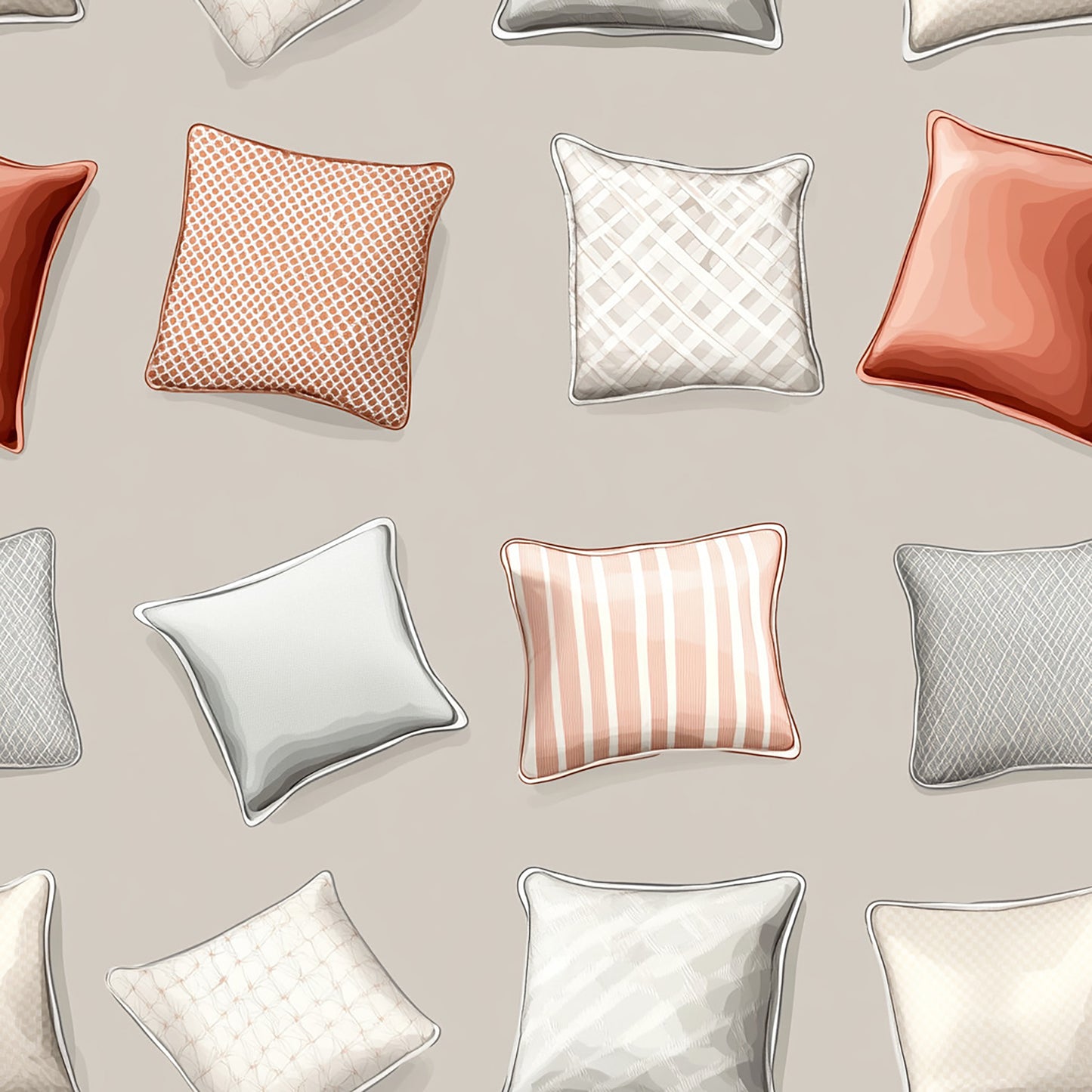 Tissu “Douce Bataille” de coussins