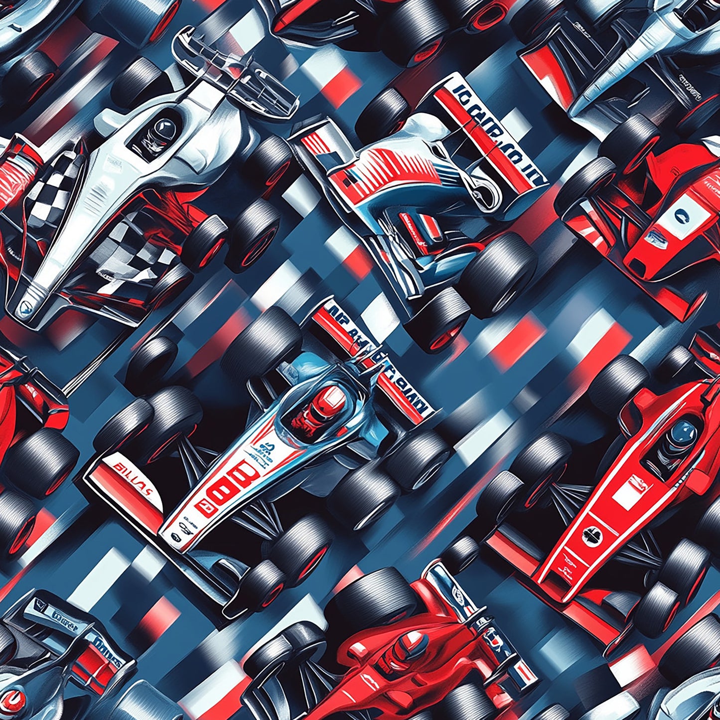 Tissu "Formule 1" (Vendu au mètre)