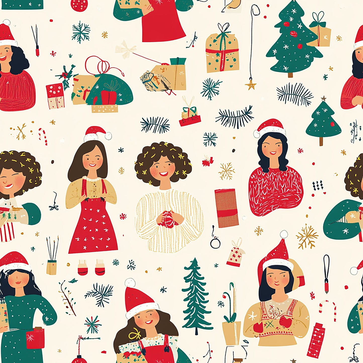 Tissu Cocooning d'Hiver