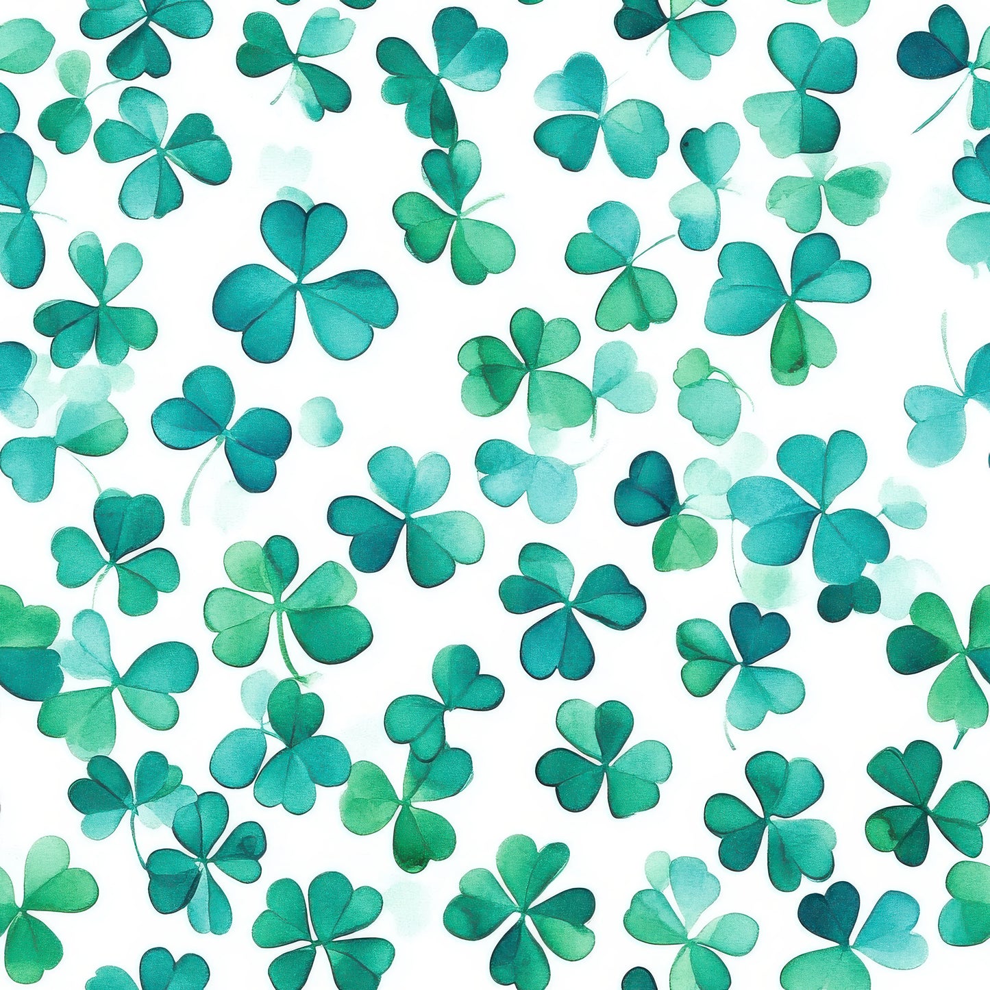 Tissu 100% coton OEKOTEX® - Esprit Saint-Patrick - Trèfles