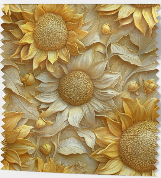 Tissu « Tournesols Éclatants »