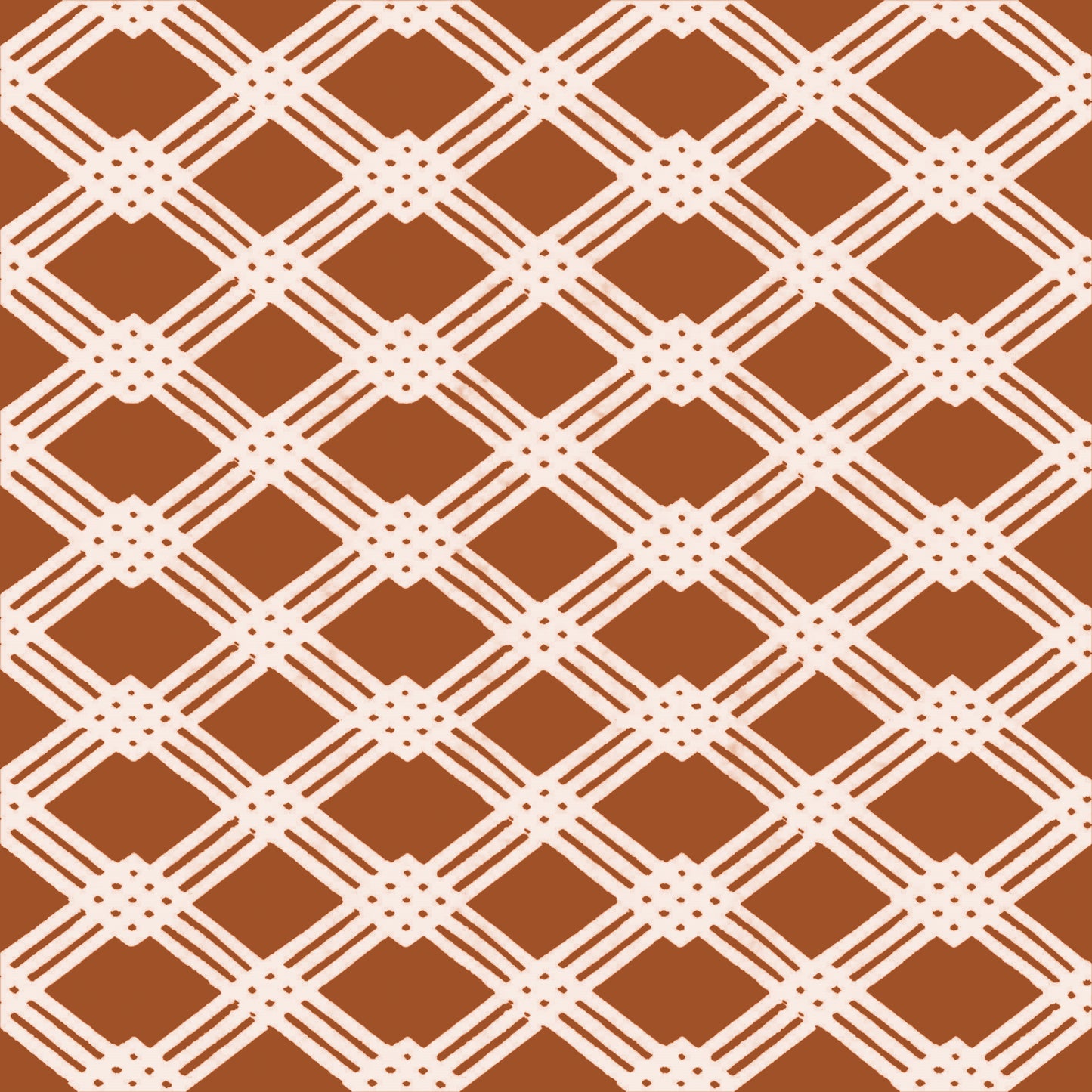 Tissu à motif carreaux géométriques – Plusieurs coloris
