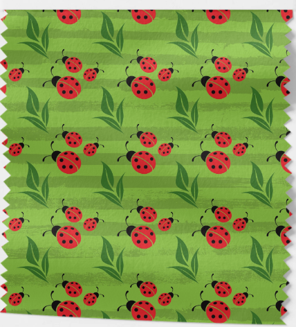 Tissu Coccinelles