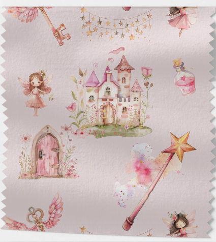 Tissu Château de Fées