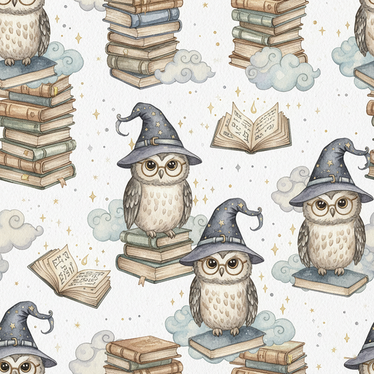 Tissu 100% coton OEKO-TEX – Collection "Animaux Enchanteurs & Magie"