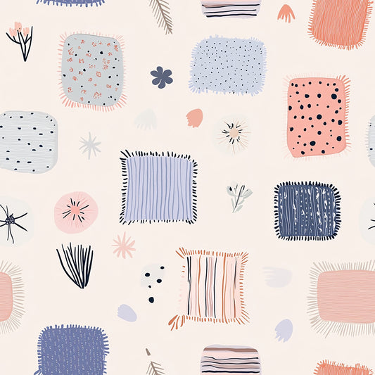 Tissu “Douce Bataille” de coussins