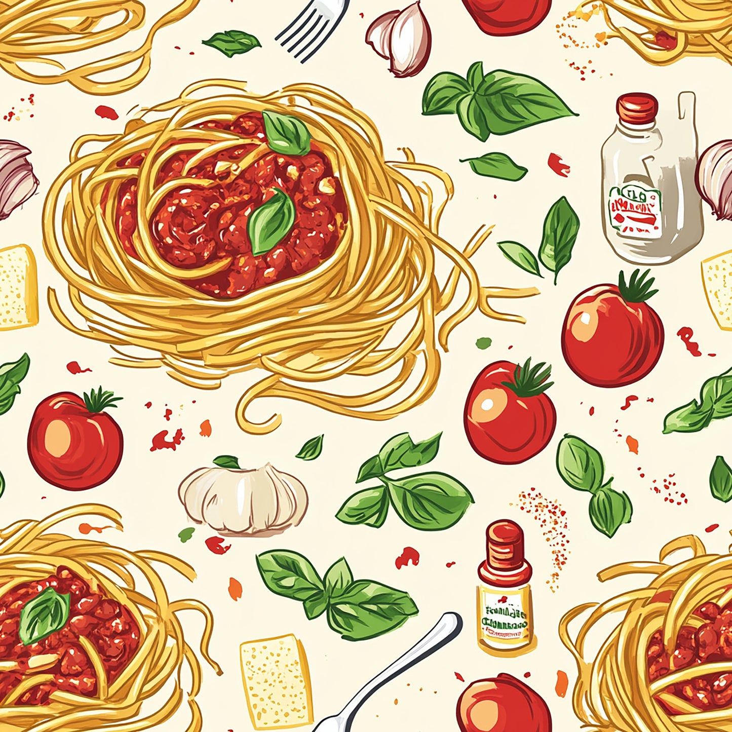 Tissu Spaghetti