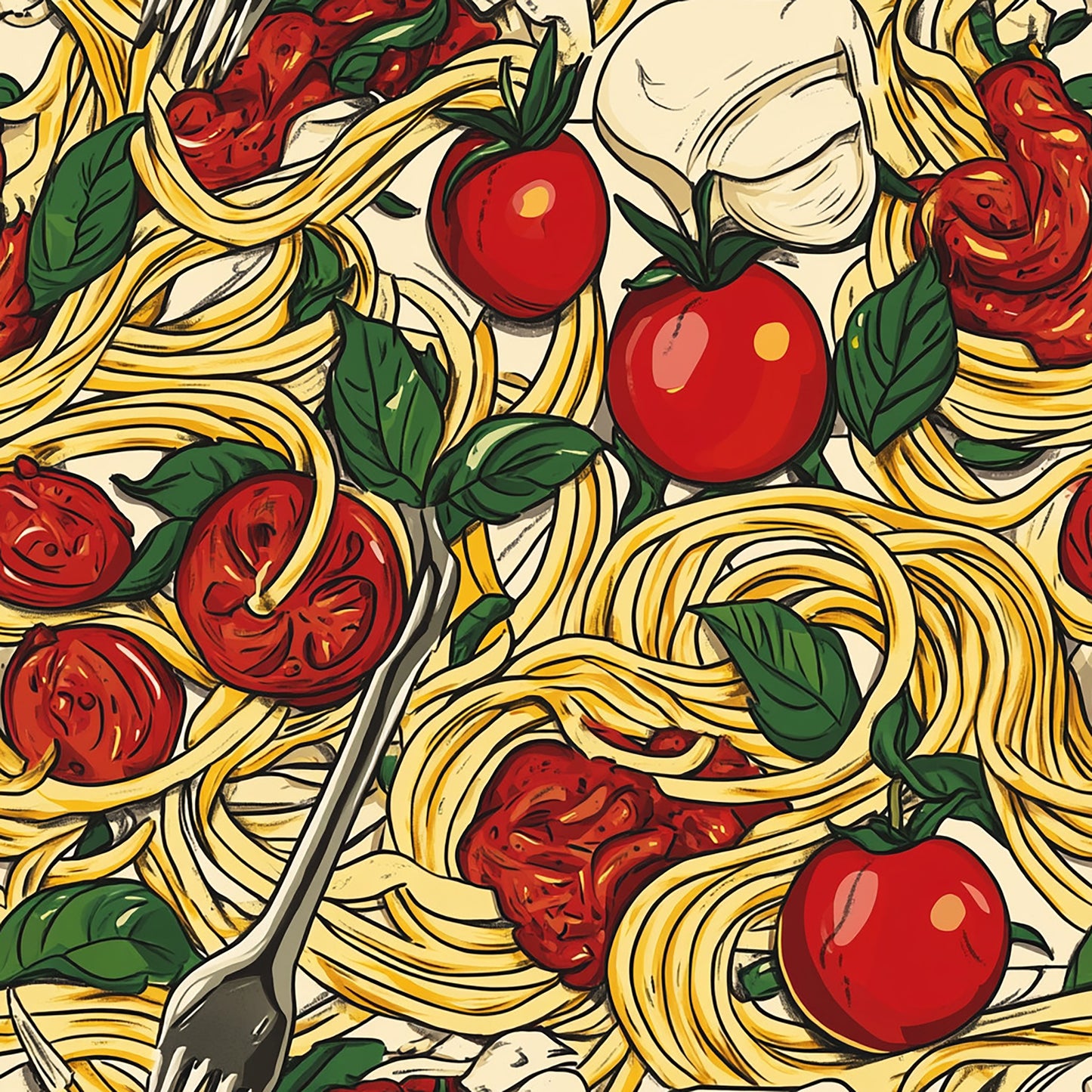 Tissu Spaghetti