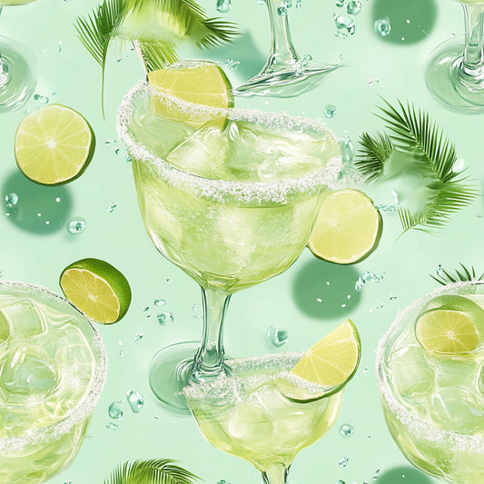 Tissu 100% Coton OEKOTEX – Imprimé Margarita Tropicale