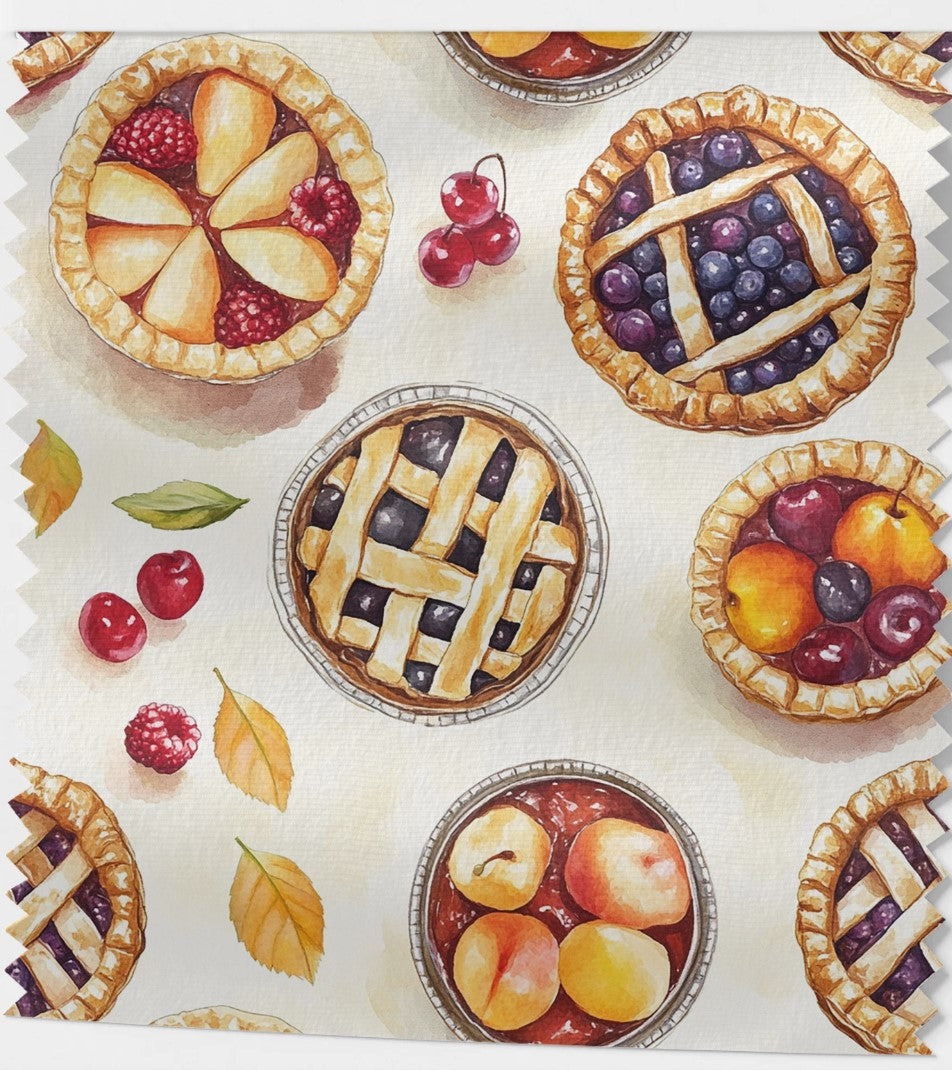 Tissu Tartes Gourmandes