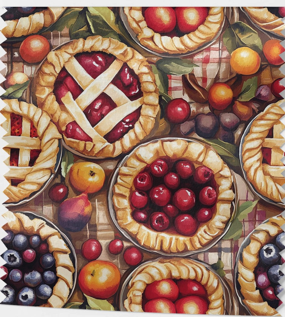 Tissu Tartes Gourmandes